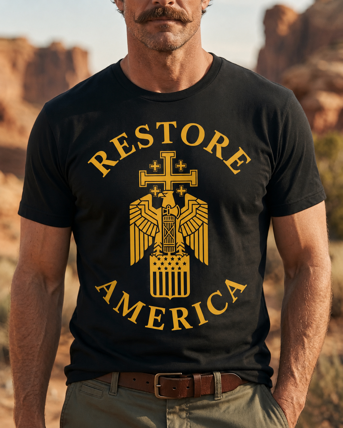 Restore America Crest Tee